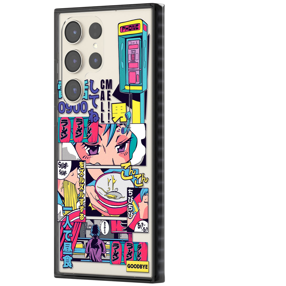 Electric Osaka Samsung S22 Ultra / Samsung S23 Ultra / Samsung S24 Ultra Impact Black Phone Case side