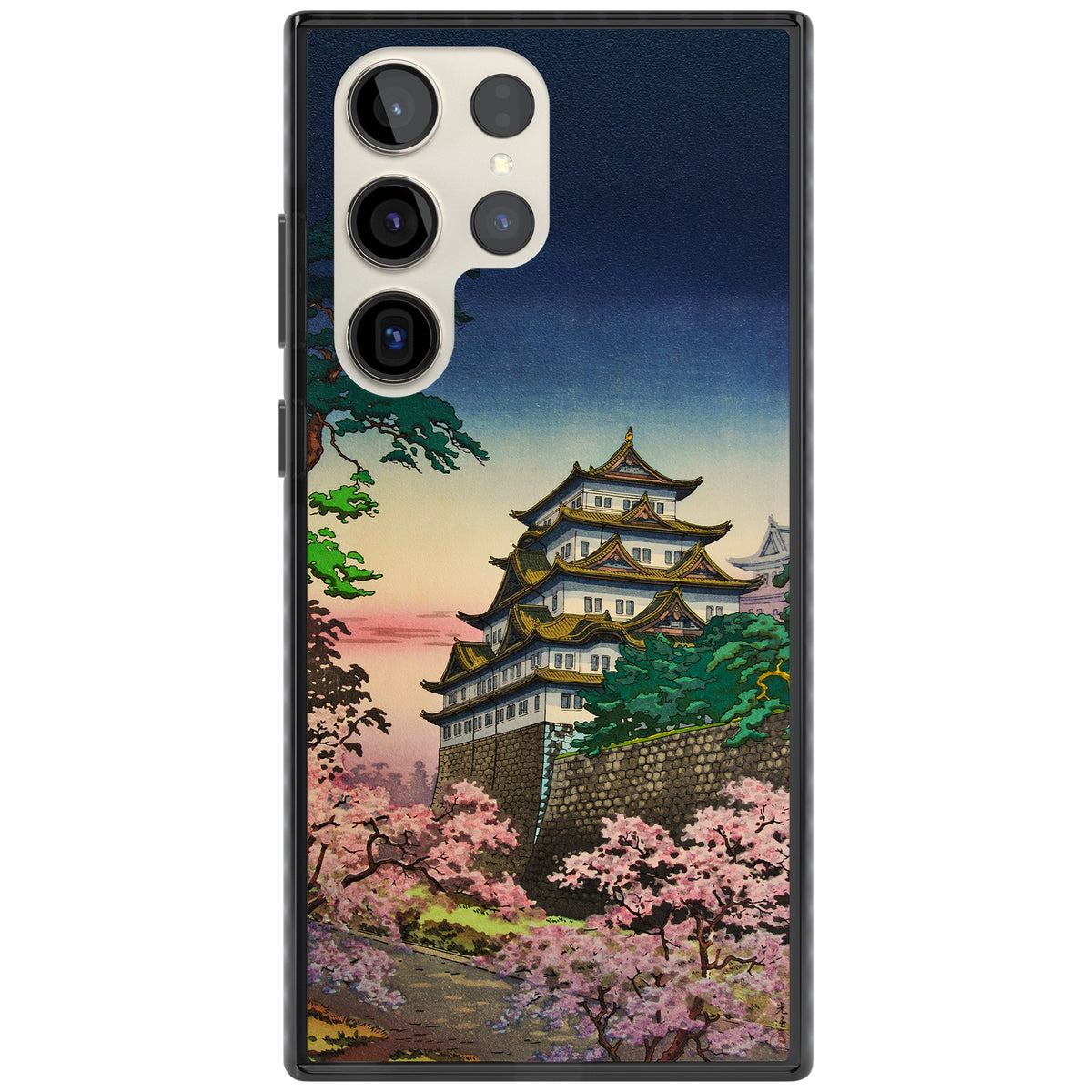 Nagoya Castle Samsung S22 Ultra / Samsung S23 Ultra / Samsung S24 Ultra Impact Black Phone Case front