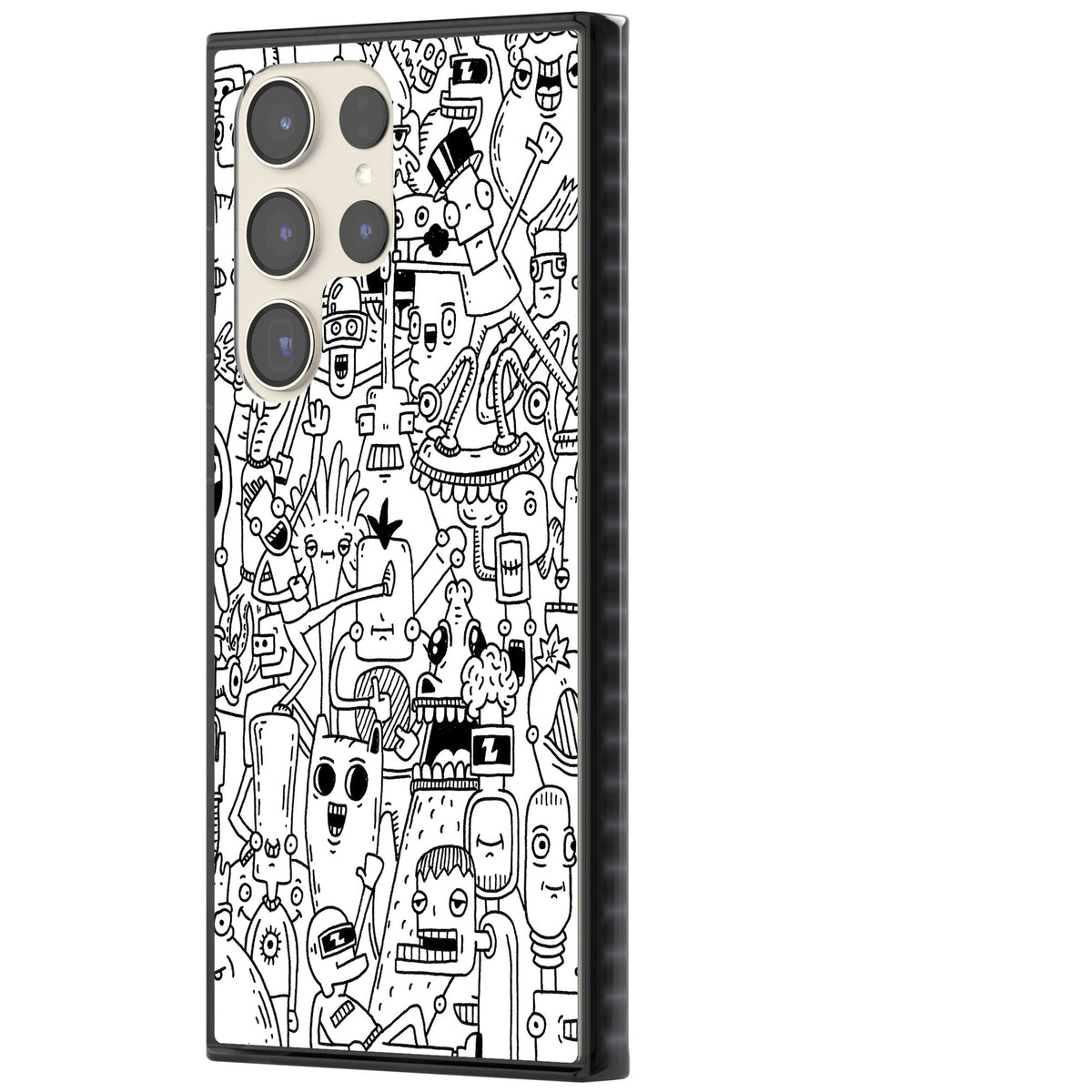 Stack Original Samsung S22 Ultra / Samsung S23 Ultra / Samsung S24 Ultra Impact Black Phone Case side