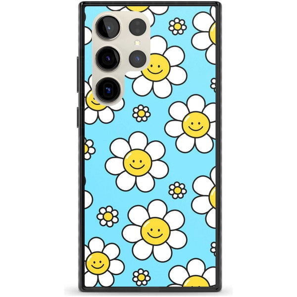 Daisy Faces Kawaii Pattern