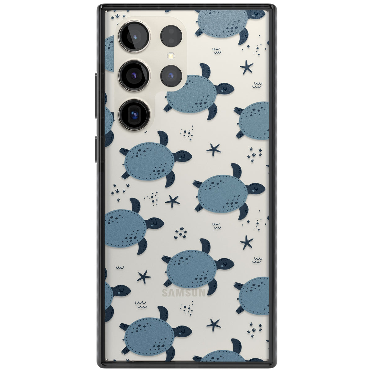 Turtle Voyage Samsung S22 Ultra / Samsung S23 Ultra / Samsung S24 Ultra Impact Black Phone Case front