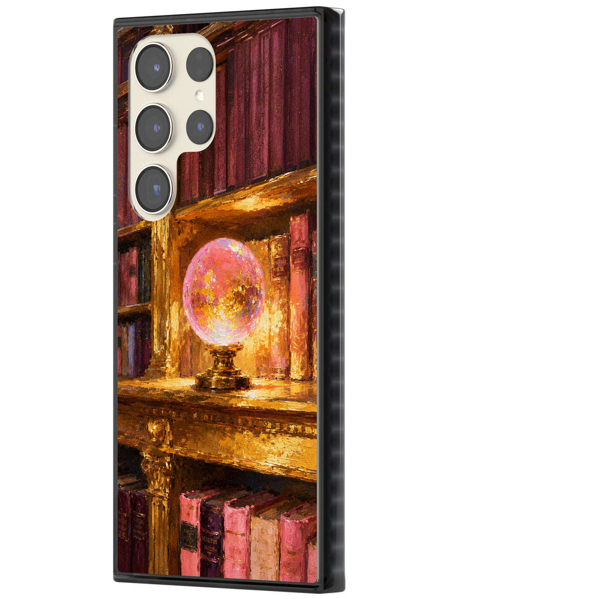 Gilded Library Samsung S22 Ultra / Samsung S23 Ultra / Samsung S24 Ultra Impact Black Phone Case side