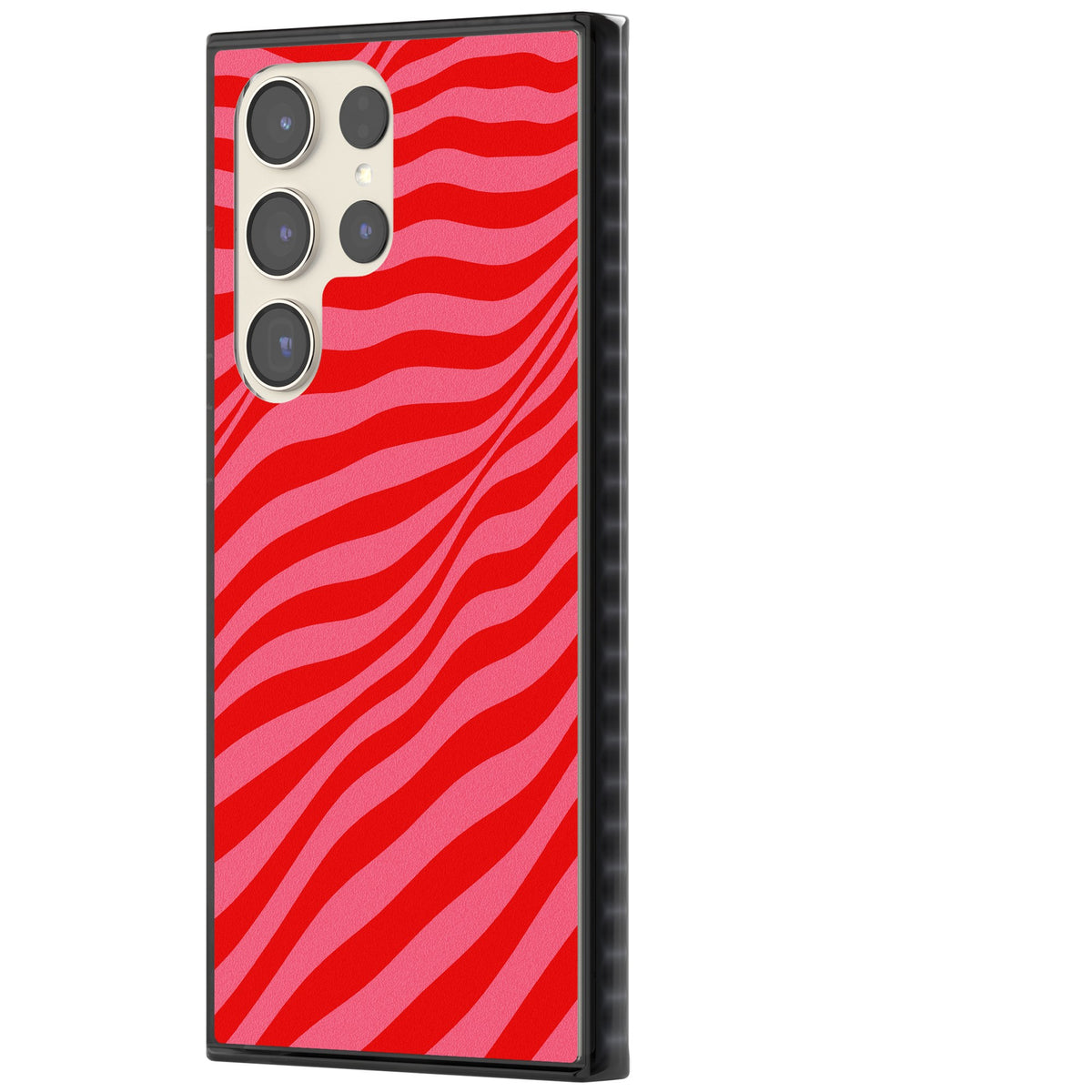 Raspberry Ripple Samsung S22 Ultra / Samsung S23 Ultra / Samsung S24 Ultra Impact Black Phone Case side