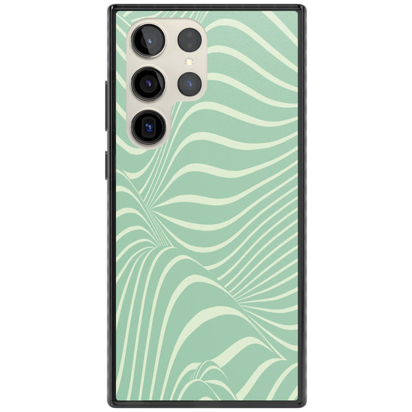 Mint Green Distorted Line