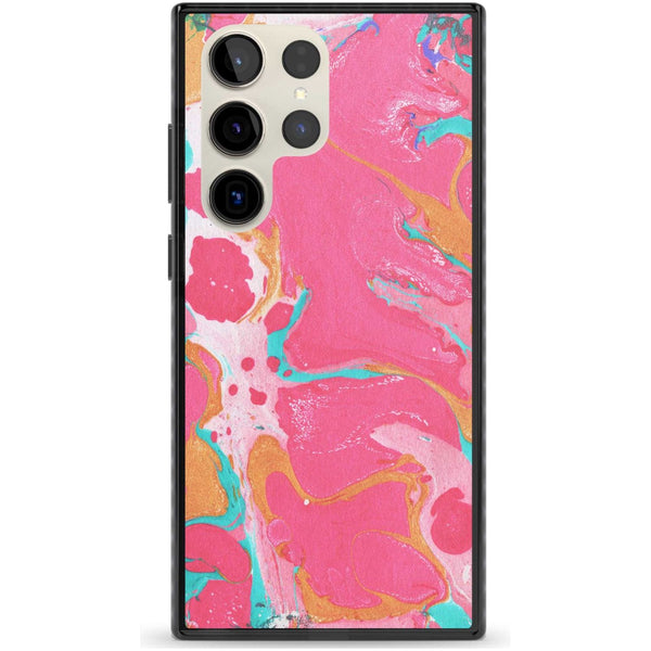Vibrant Marbled Paper