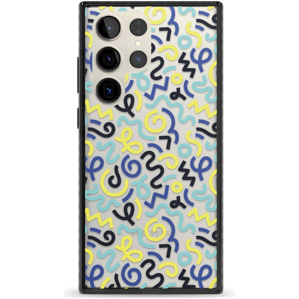 Blue & Yellow Memphis Retro