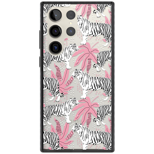 Pink & White Tropical Tigers