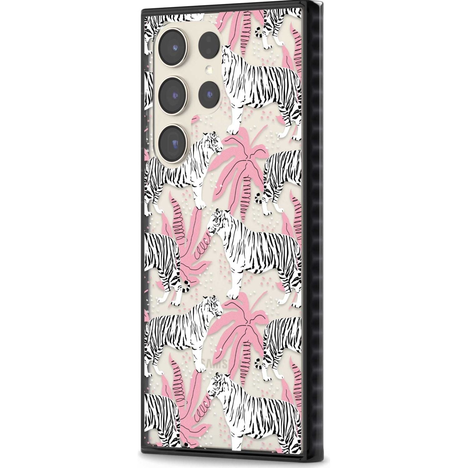 Pink & White Tropical Tigers