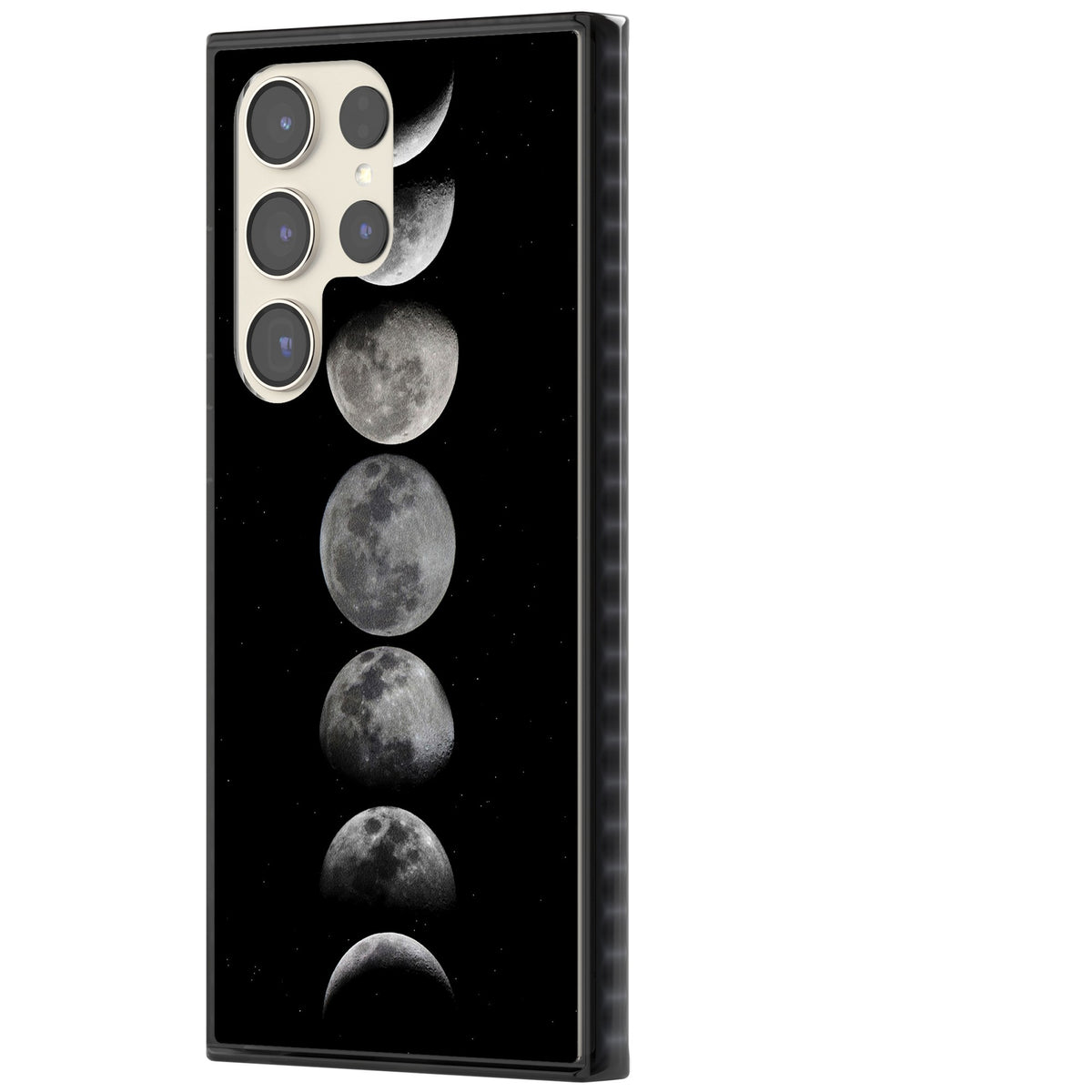 Phases Of The Moon Samsung S22 Ultra / Samsung S23 Ultra / Samsung S24 Ultra Impact Black Phone Case side