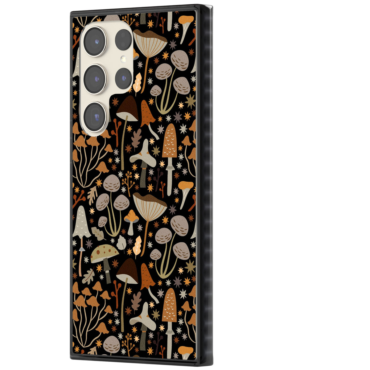 Mushroom Grove Samsung S22 Ultra / Samsung S23 Ultra / Samsung S24 Ultra Impact Black Phone Case side