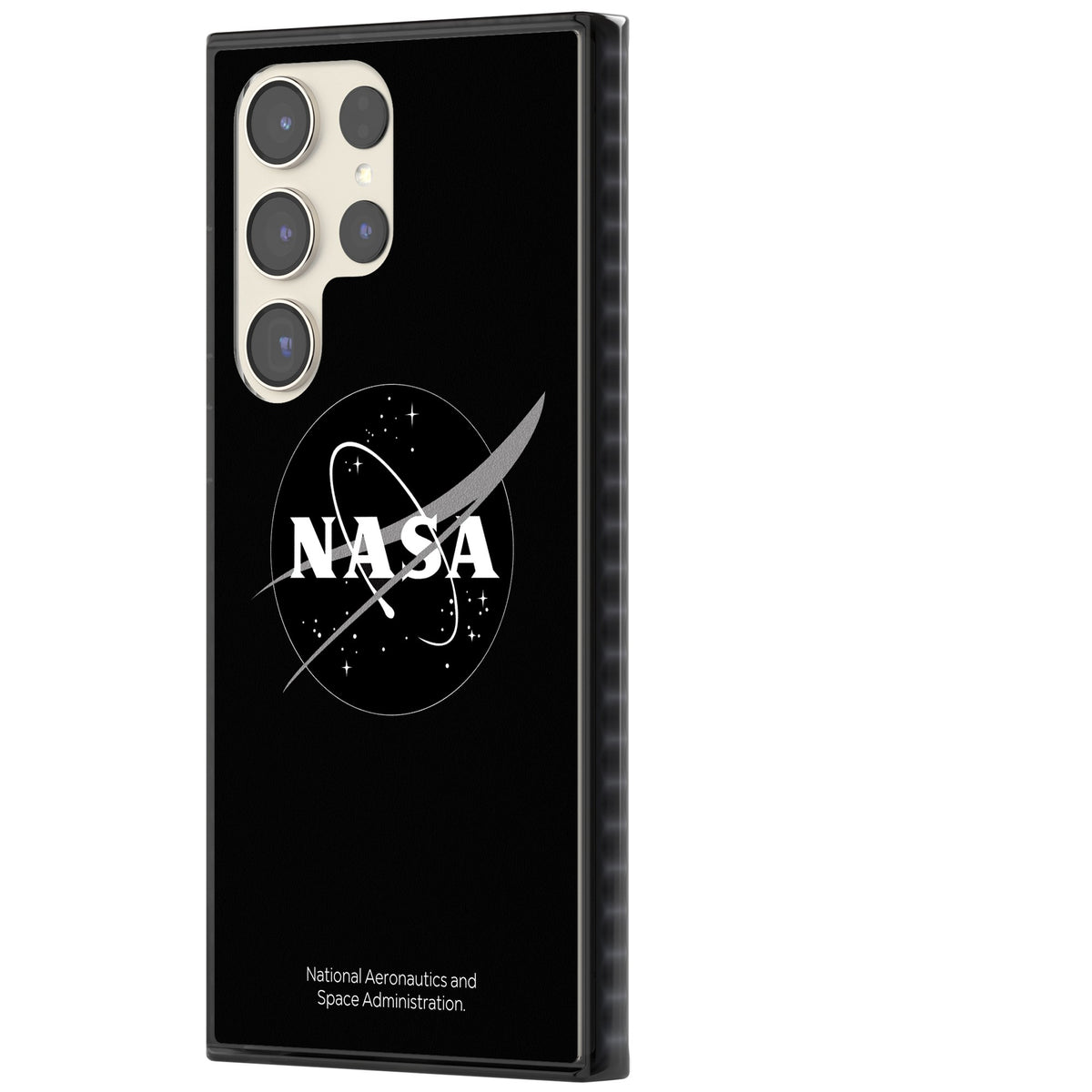 Dark Nasa Meatball Samsung S22 Ultra / Samsung S23 Ultra / Samsung S24 Ultra Impact Black Phone Case side