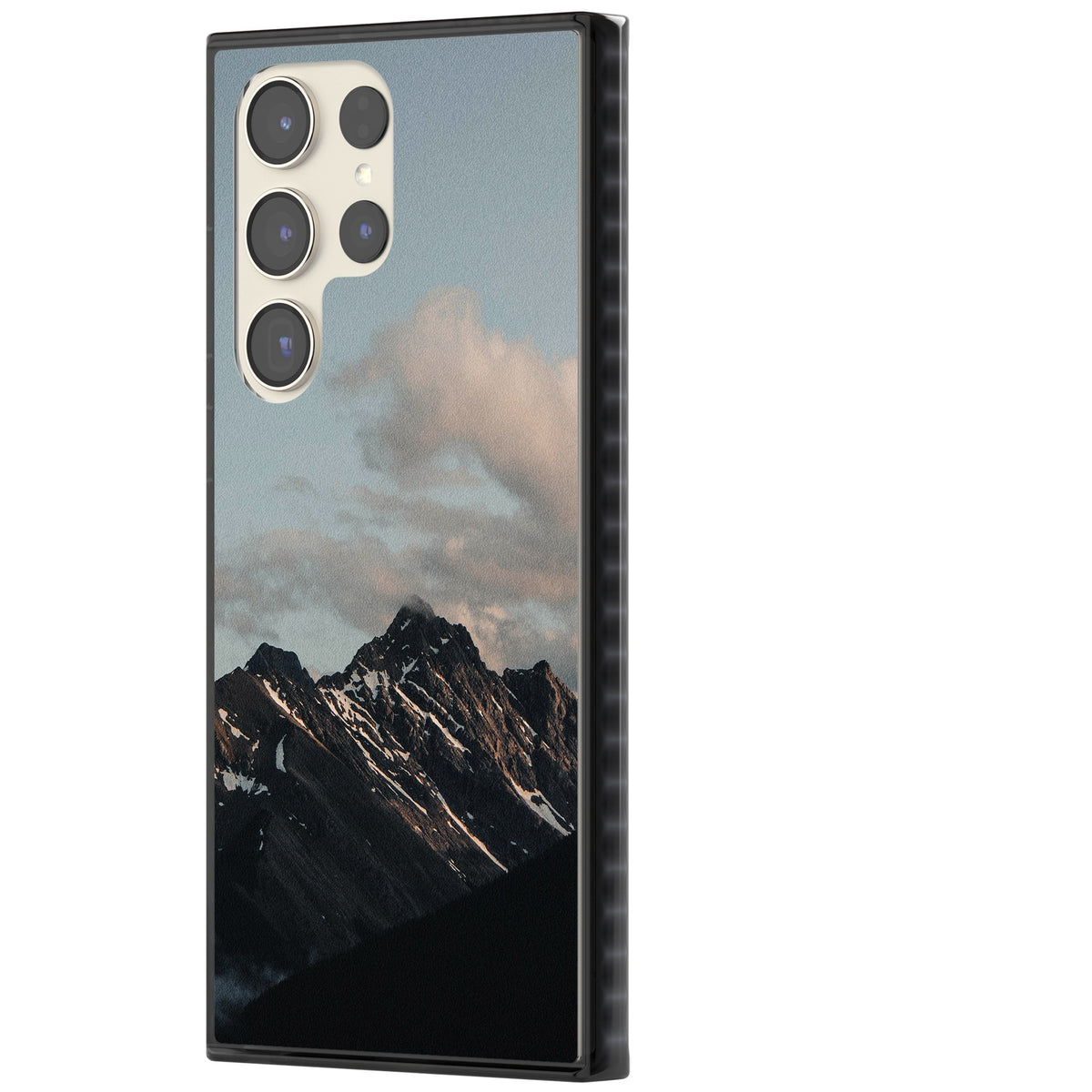 Twilight Mountain Samsung S22 Ultra / Samsung S23 Ultra / Samsung S24 Ultra Impact Black Phone Case side