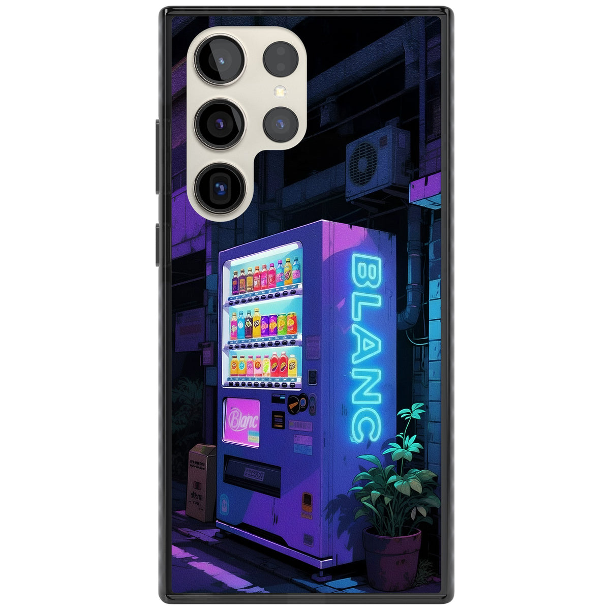 Shibuya Glow Samsung S22 Ultra / Samsung S23 Ultra / Samsung S24 Ultra Impact Black Phone Case front