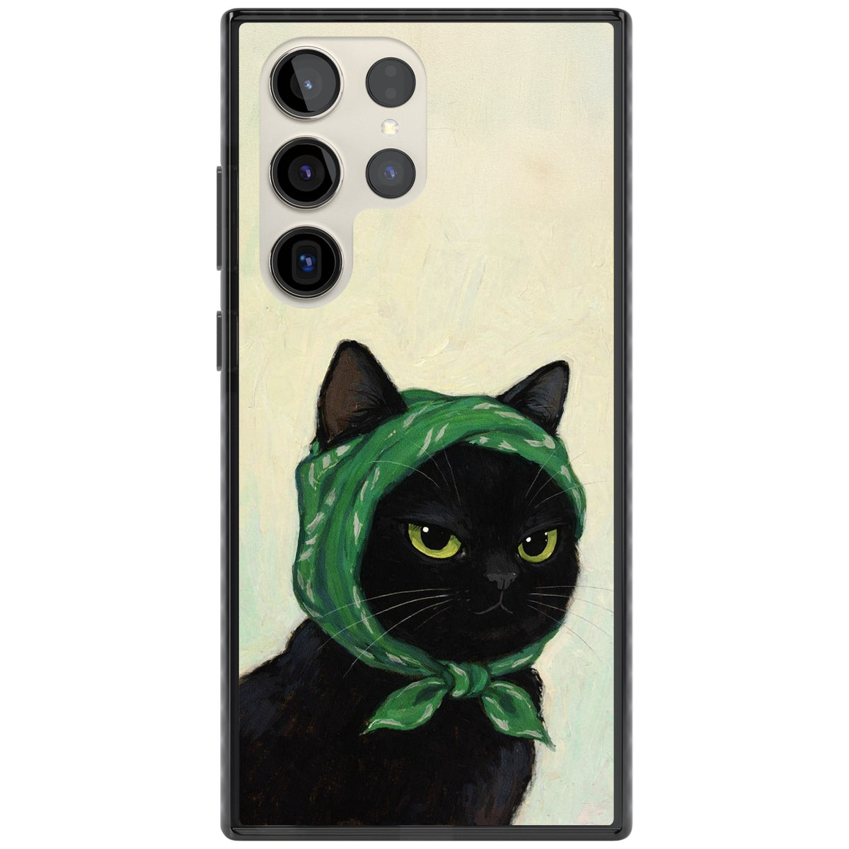 Unamused Kitty Samsung S22 Ultra / Samsung S23 Ultra / Samsung S24 Ultra Impact Black Phone Case front