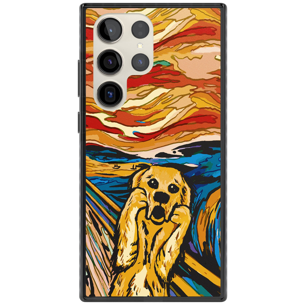 The Bark Samsung S22 Ultra / Samsung S23 Ultra / Samsung S24 Ultra Impact Black Phone Case front