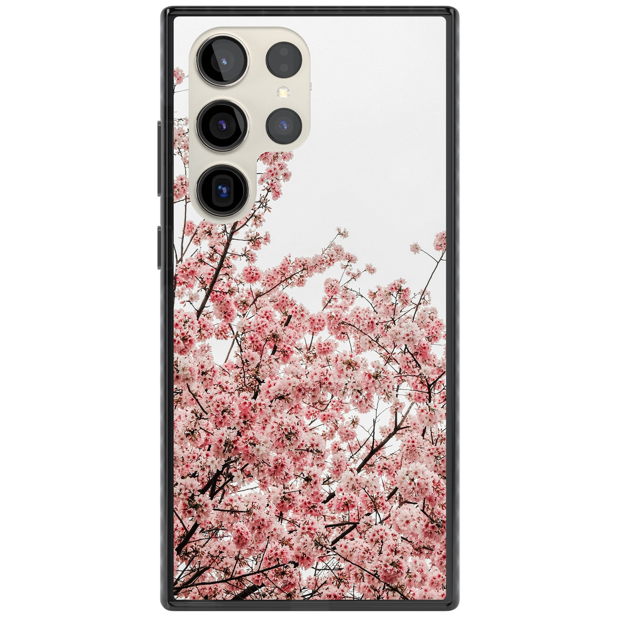 Cherry Blossom Bloom Samsung S22 Ultra / Samsung S23 Ultra / Samsung S24 Ultra Impact Black Phone Case front