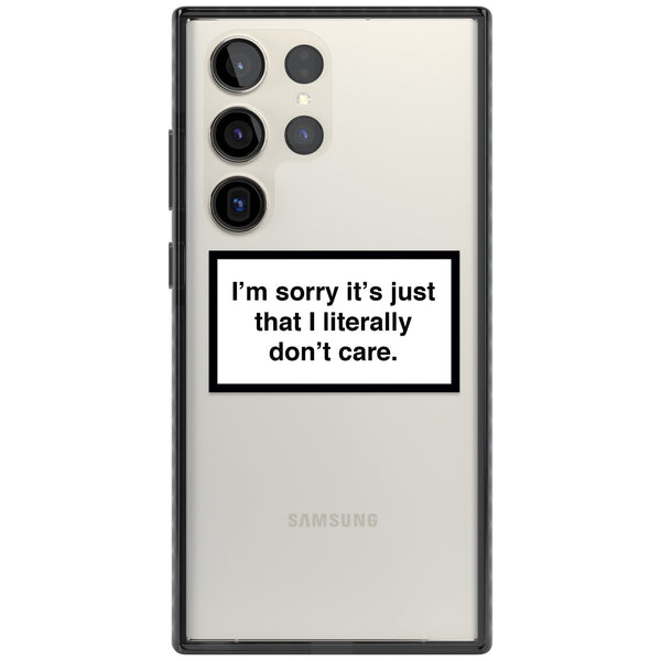 Literally Don't Care
