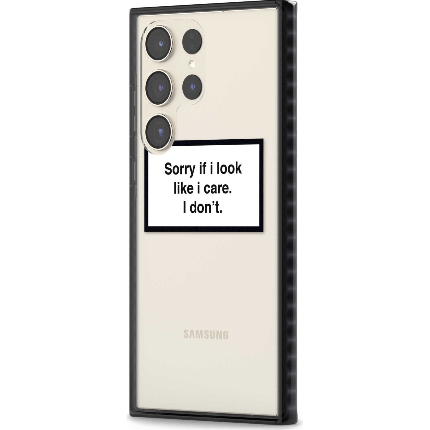 Sorry If I Look Like I Care