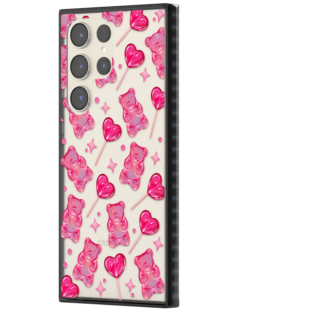Pink Sugar Samsung S22 Ultra / Samsung S23 Ultra / Samsung S24 Ultra Impact Black Phone Case side