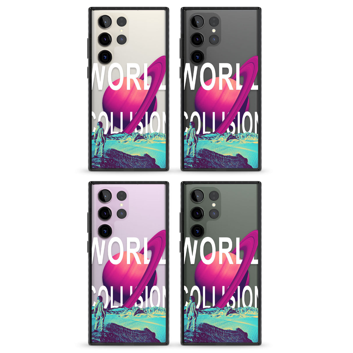 World Collision Impact Phone Case for Samsung Galaxy S24 Ultra , Samsung Galaxy S23 Ultra, Samsung Galaxy S22 Ultra