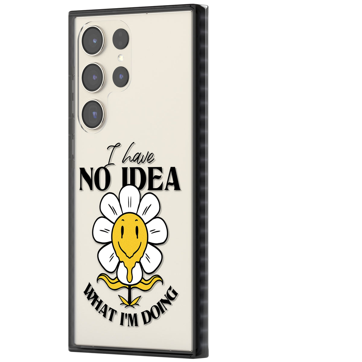 No Idea Samsung S22 Ultra / Samsung S23 Ultra / Samsung S24 Ultra Impact Black Phone Case side