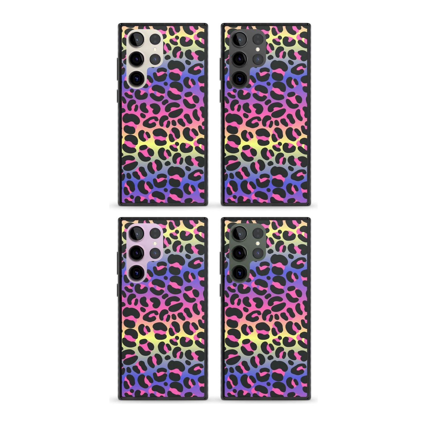 Rainbow Gradient Leopard
