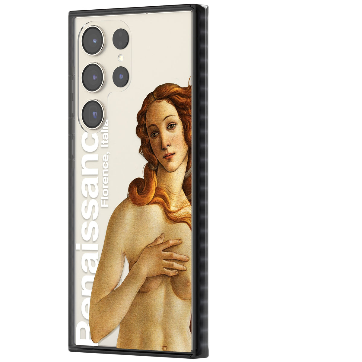 Florence Renaissance Samsung S22 Ultra / Samsung S23 Ultra / Samsung S24 Ultra Impact Black Phone Case side