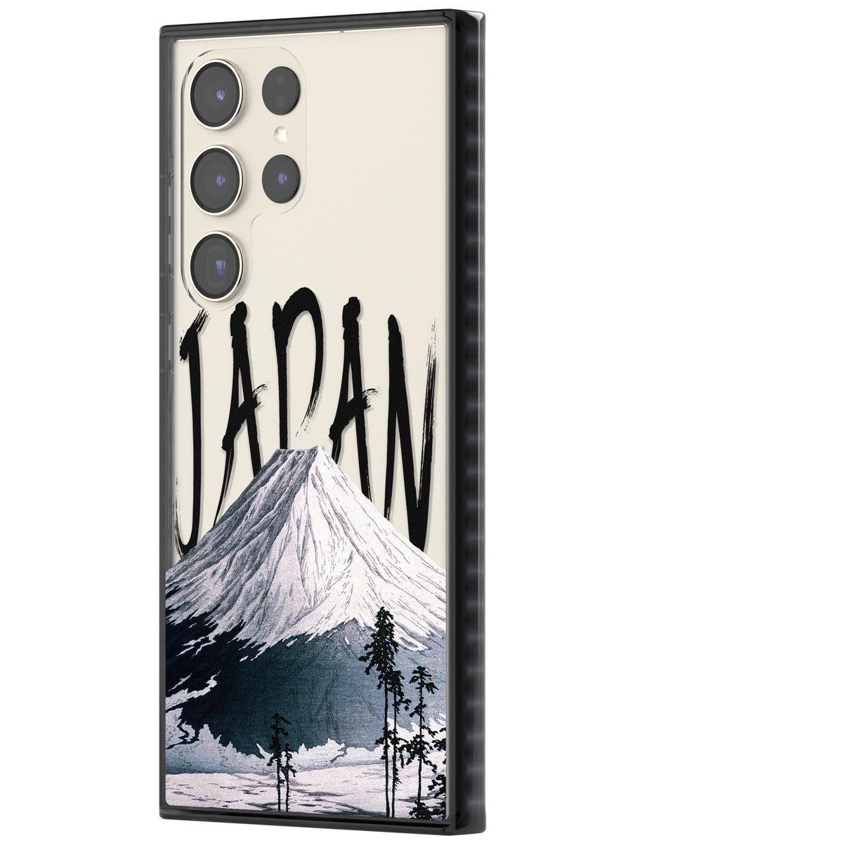 Mount Fuji Cutout Samsung S22 Ultra / Samsung S23 Ultra / Samsung S24 Ultra Impact Black Phone Case side