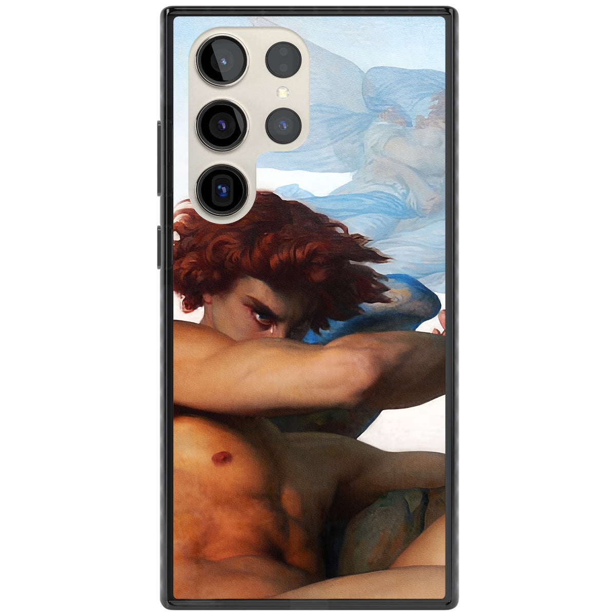 The Fallen Angel Samsung S22 Ultra / Samsung S23 Ultra / Samsung S24 Ultra Impact Black Phone Case front