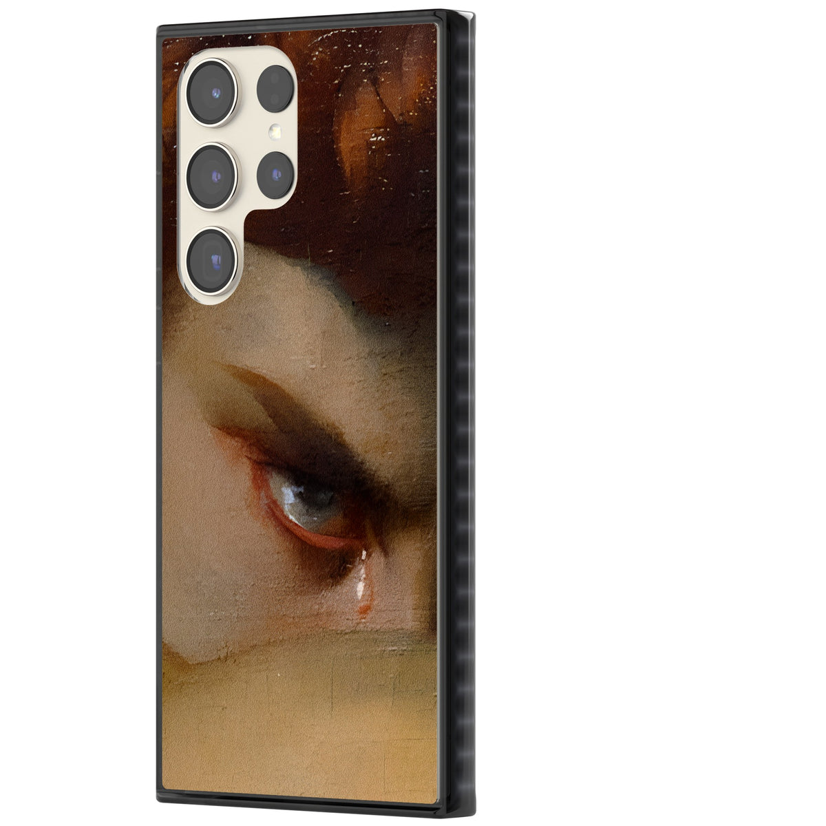 Fallen Angel Samsung S22 Ultra / Samsung S23 Ultra / Samsung S24 Ultra Impact Black Phone Case side