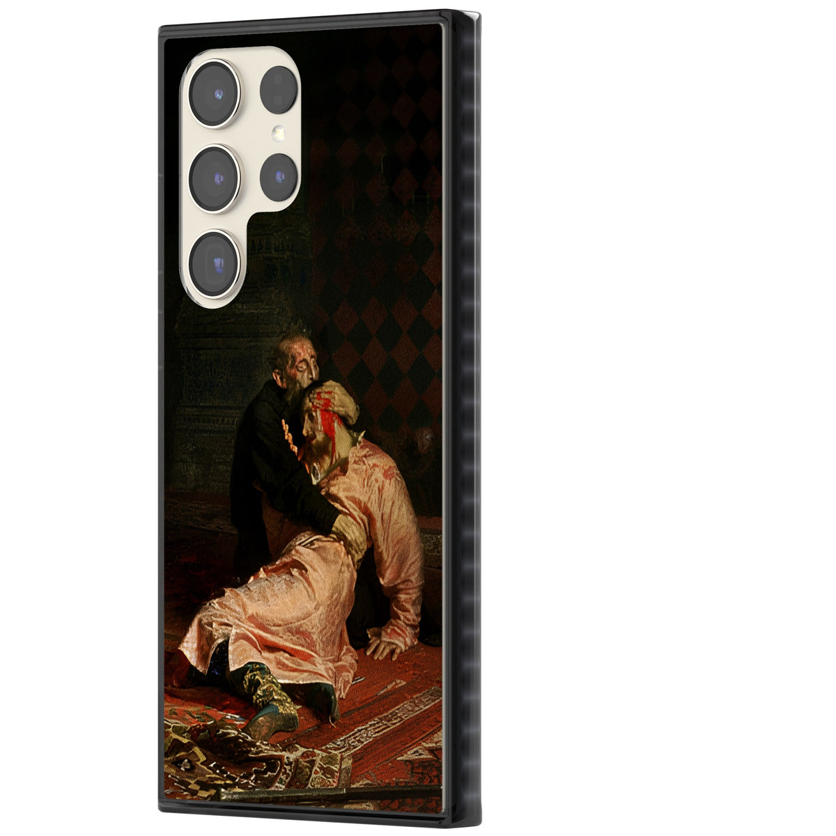 Ivan The Terrible & His Son Samsung S22 Ultra / Samsung S23 Ultra / Samsung S24 Ultra Impact Black Phone Case side