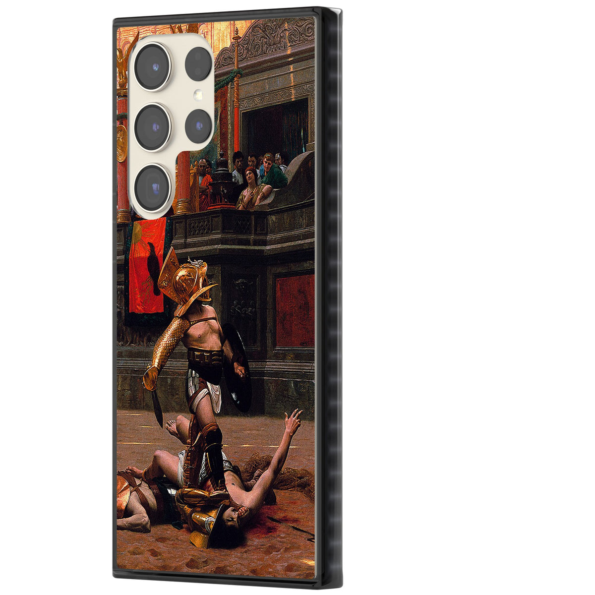 Pollice Verso Samsung S22 Ultra / Samsung S23 Ultra / Samsung S24 Ultra Impact Black Phone Case side