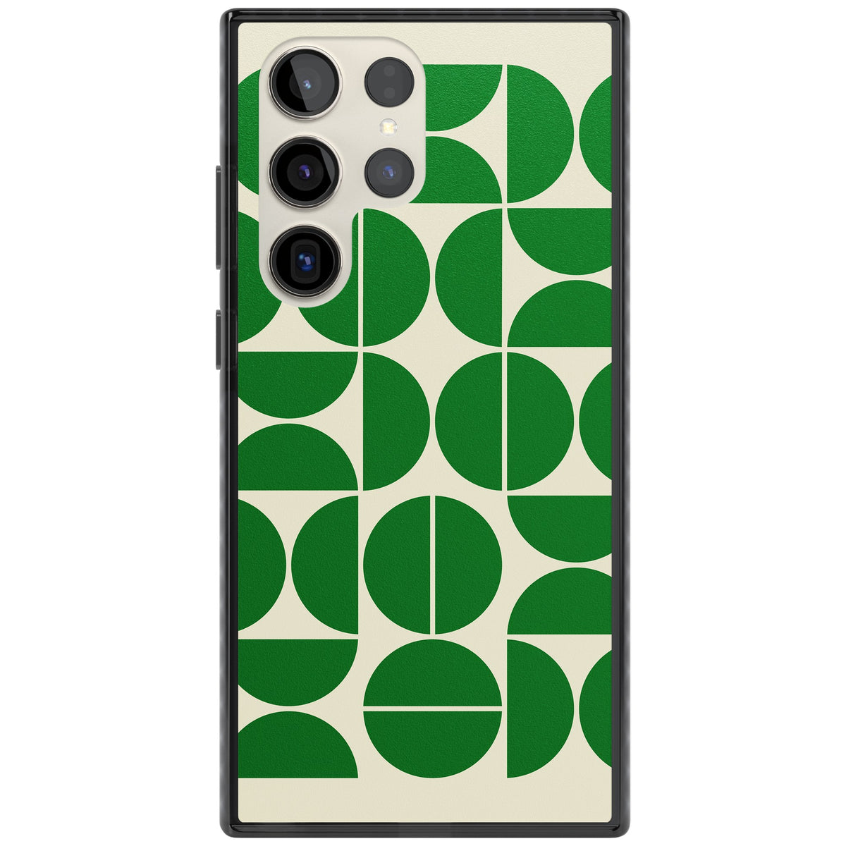 Bauhaus Green Samsung S22 Ultra / Samsung S23 Ultra / Samsung S24 Ultra Impact Black Phone Case front