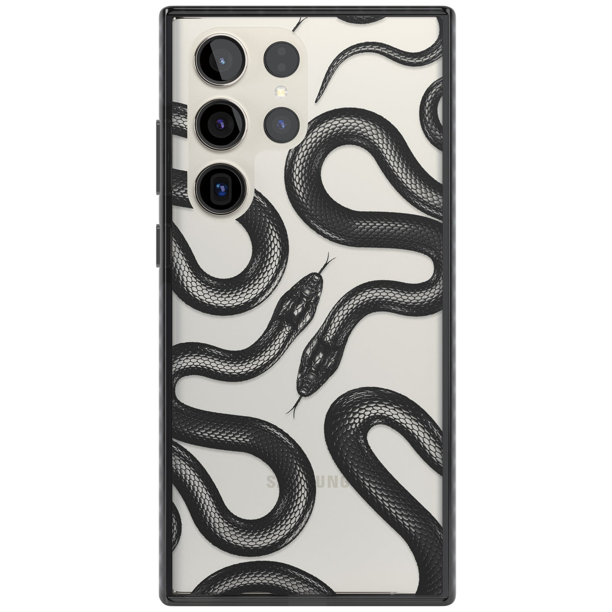 Black Kingsnake Samsung S24 Ultra Impact Black Phone Case front