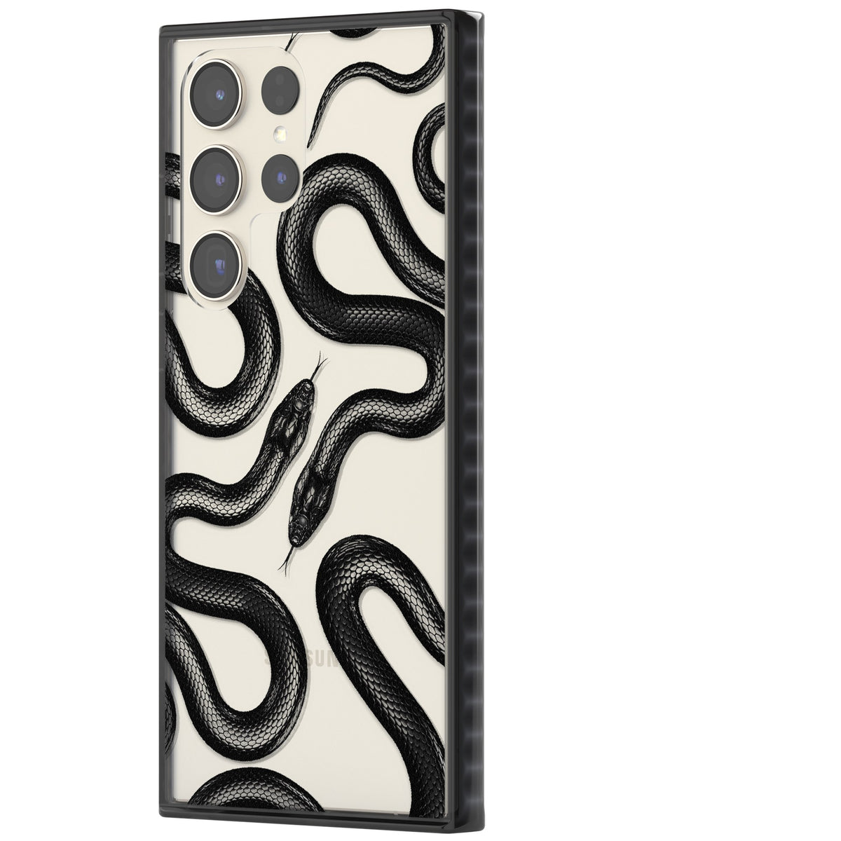 Black Kingsnake Samsung S24 Ultra Impact Black Phone Case side