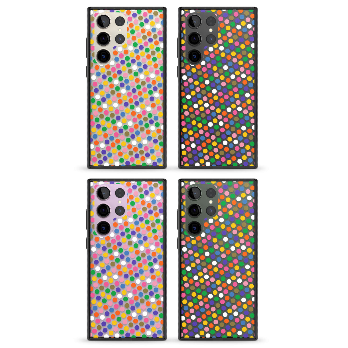 Multicolour Polka-dot Fiesta Impact Phone Case for Samsung Galaxy S24 Ultra , Samsung Galaxy S23 Ultra, Samsung Galaxy S22 Ultra