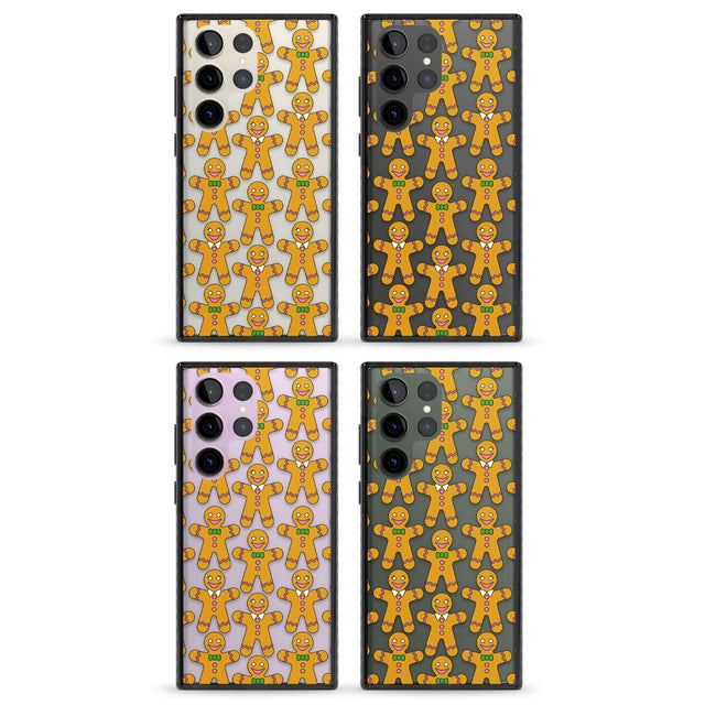 Gingerbread Cookie Pattern Impact Phone Case for Samsung Galaxy S24 Ultra , Samsung Galaxy S23 Ultra, Samsung Galaxy S22 Ultra