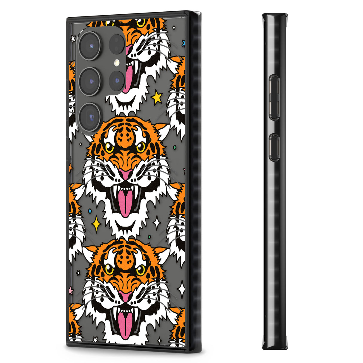 Fierce Jungle Tigers Impact Phone Case for Samsung Galaxy S24 Ultra , Samsung Galaxy S23 Ultra, Samsung Galaxy S22 Ultra