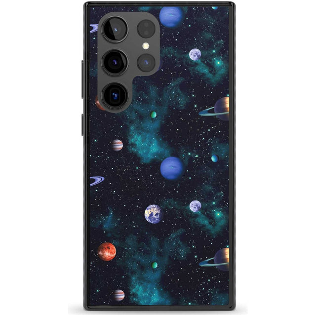 Deep Space Phone Case Samsung S22 Ultra / Black Impact Case,Samsung S23 Ultra / Black Impact Case Blanc Space