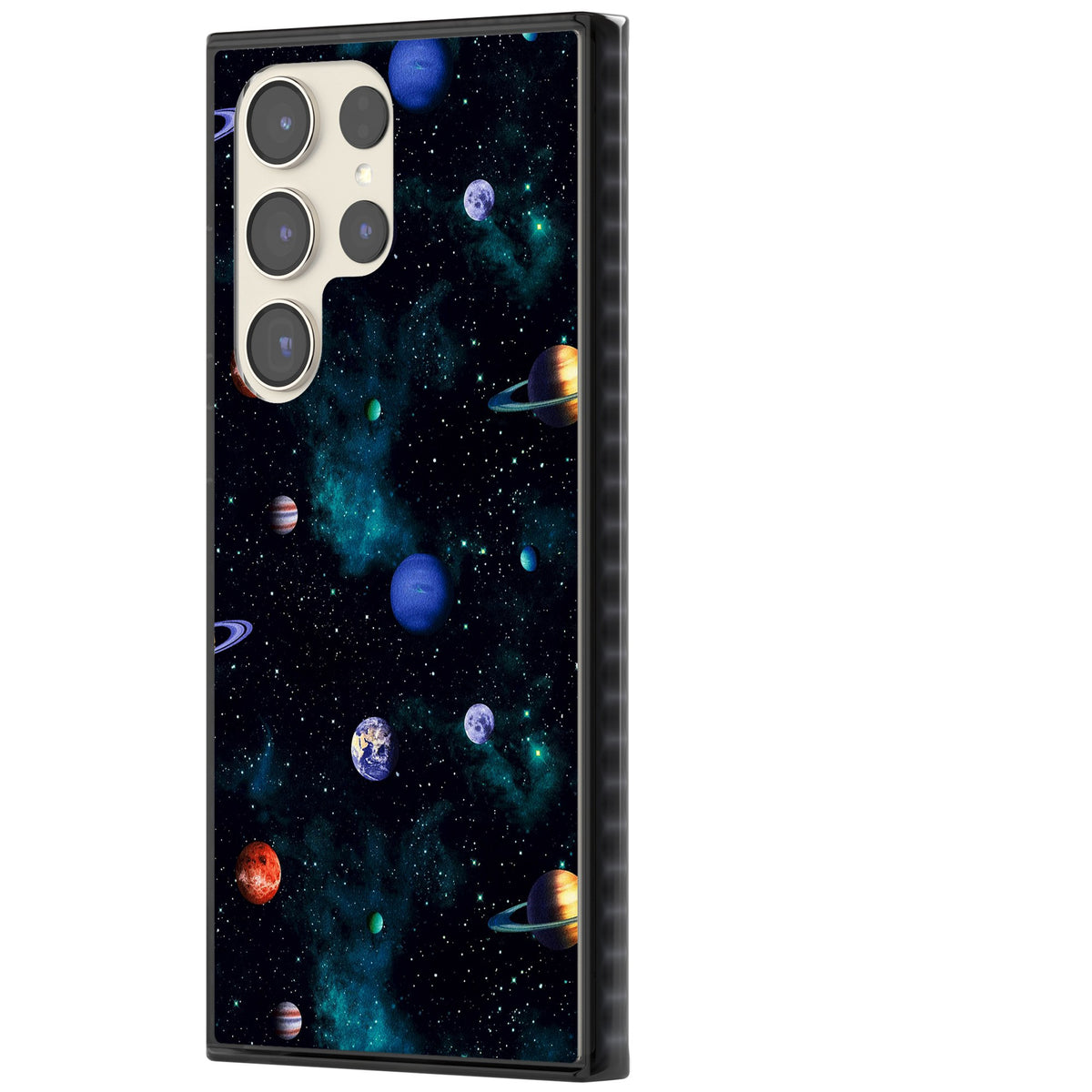 Deep Space Samsung S22 Ultra / Samsung S23 Ultra / Samsung S24 Ultra Impact Black Phone Case side