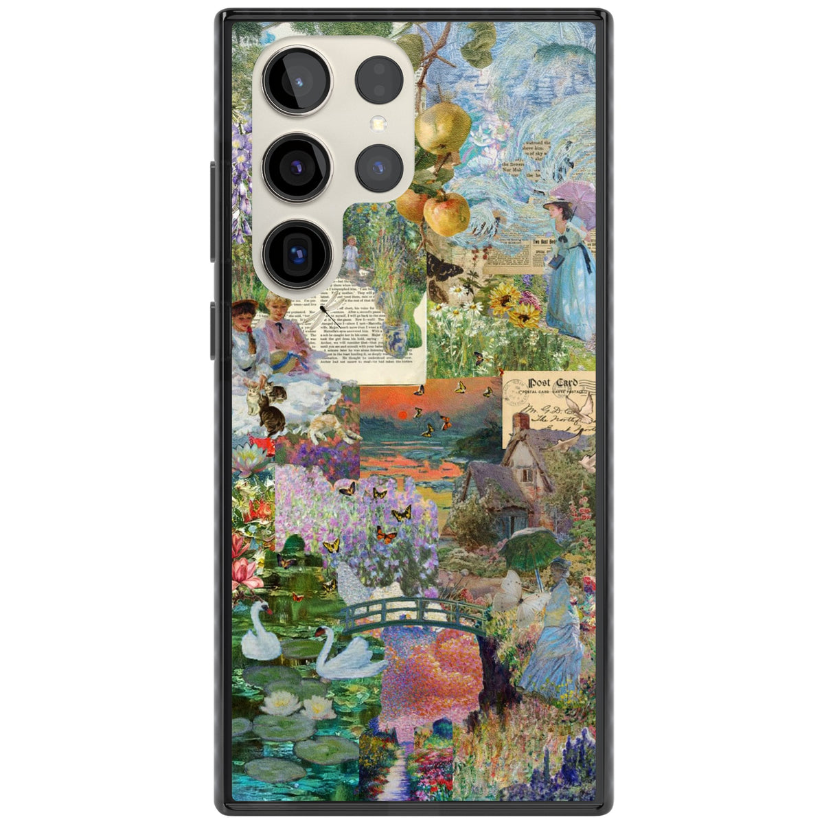 Artful Spring Samsung S22 Ultra / Samsung S23 Ultra / Samsung S24 Ultra Impact Black Phone Case front