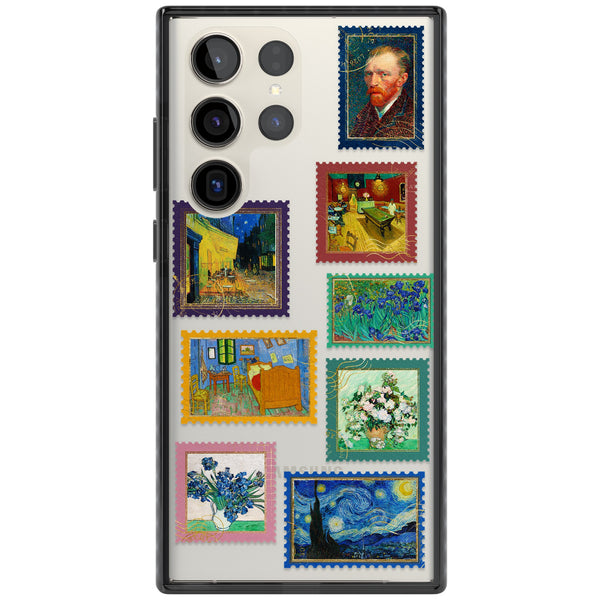Coloured Vintage Art Stamps