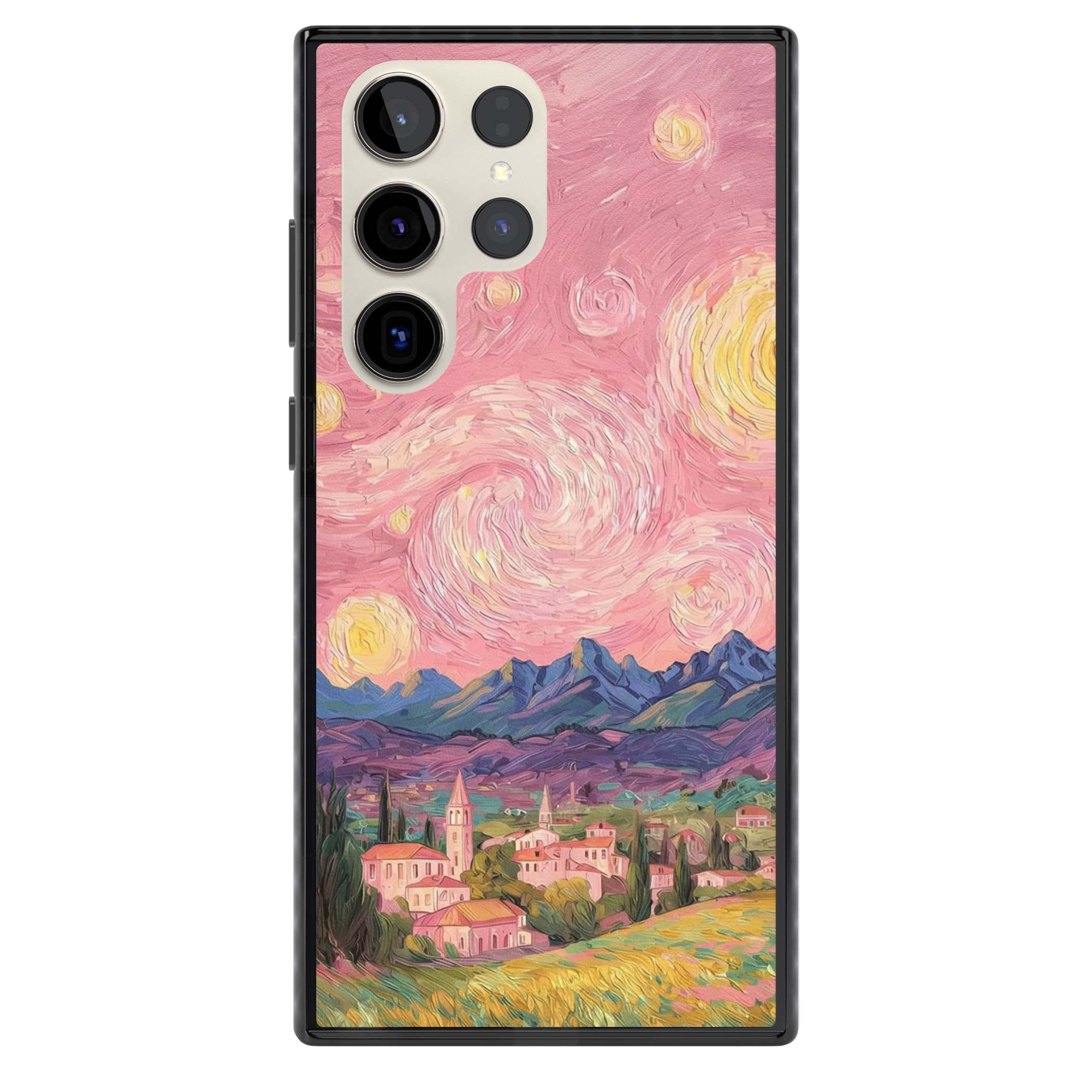 The Starry Sunset for her iPhone case | Black Impact case for Samsung Galaxy S24 Ultra, Samsung Galaxy S23 Ultra, Samsung Galaxy S22 Ultra