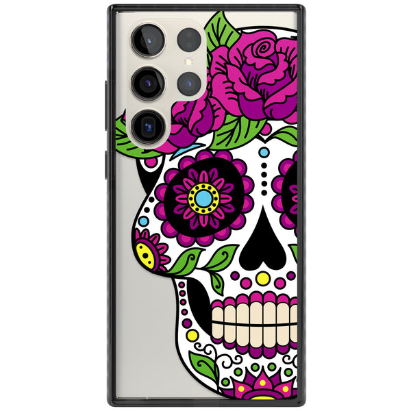 Purple Floral Sugar Skull