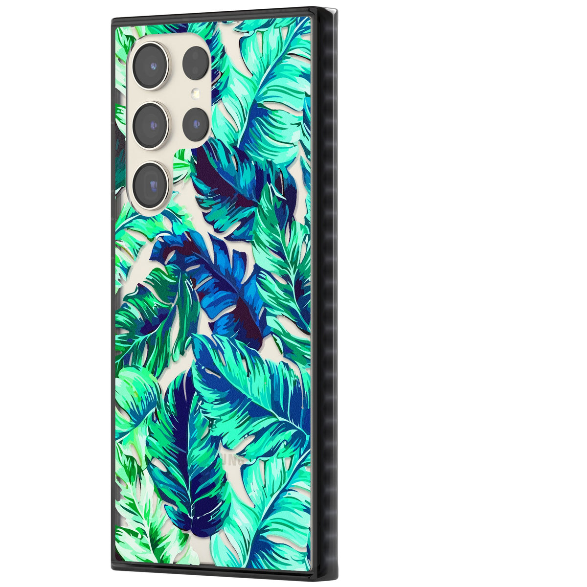 Aqua Tropic Samsung S22 Ultra / Samsung S23 Ultra / Samsung S24 Ultra Impact Black Phone Case side