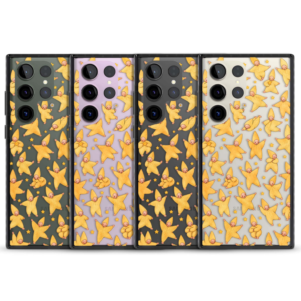 Dancing Star Babies for her iPhone case | Black Impact case for Samsung Galaxy S24 Ultra, Samsung Galaxy S23 Ultra, Samsung Galaxy S22 Ultra
