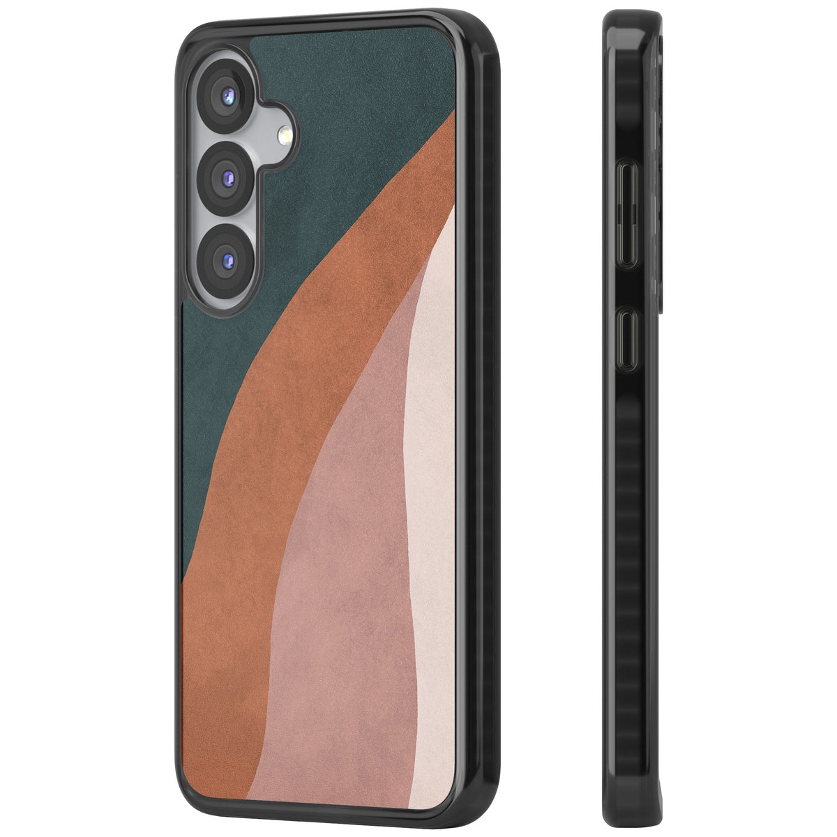 Earthwave Abstract Samsung S25 / Samsung S25 Plus / Samsung S26 / Samsung S26 Plus Impact Black Phone Case side