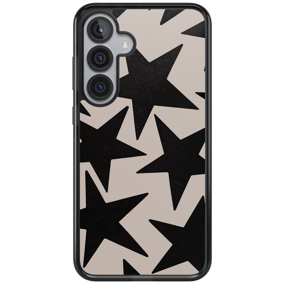 Black Superstars Samsung S25 Plus / Samsung S26 / Samsung S26 Plus Impact Black Phone Case front