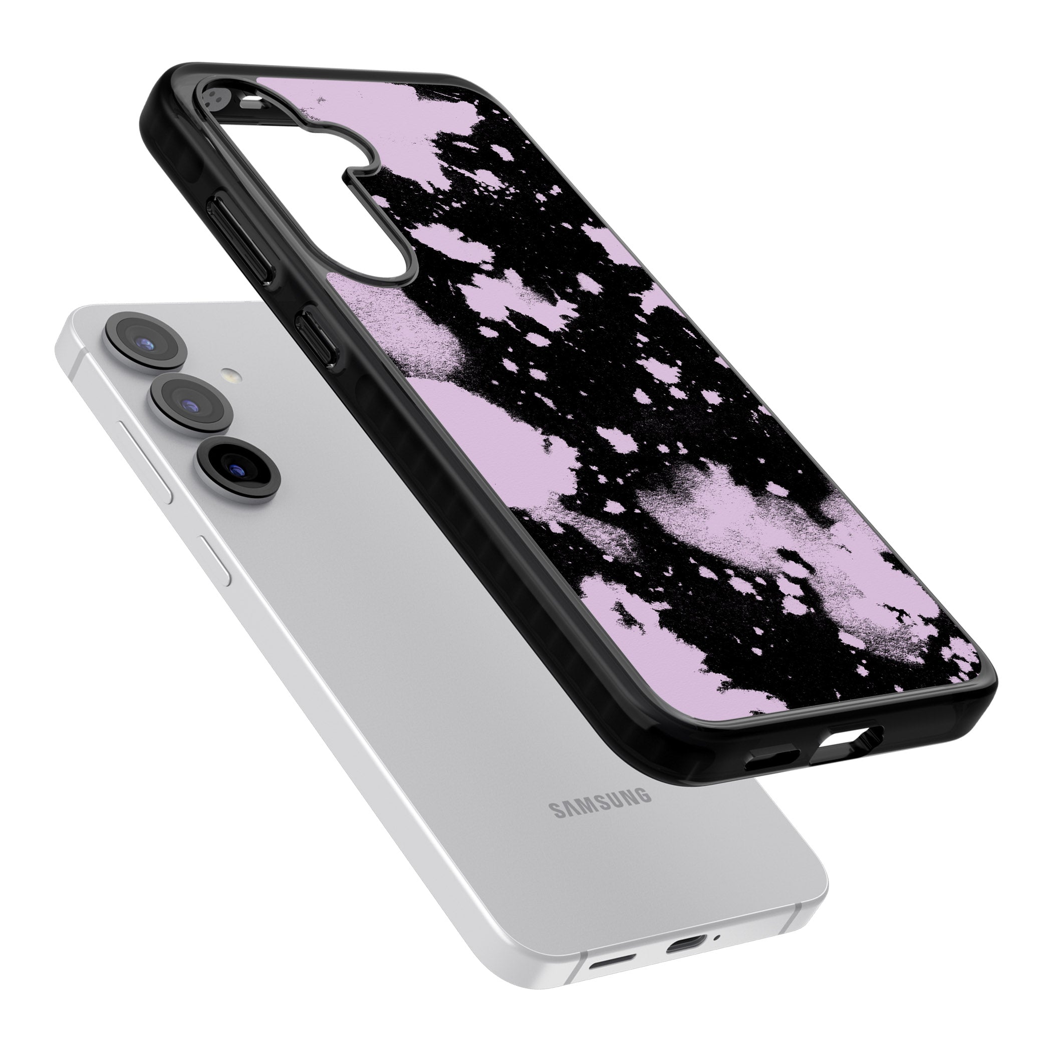 Pink & Black Acid Wash Tie Dye