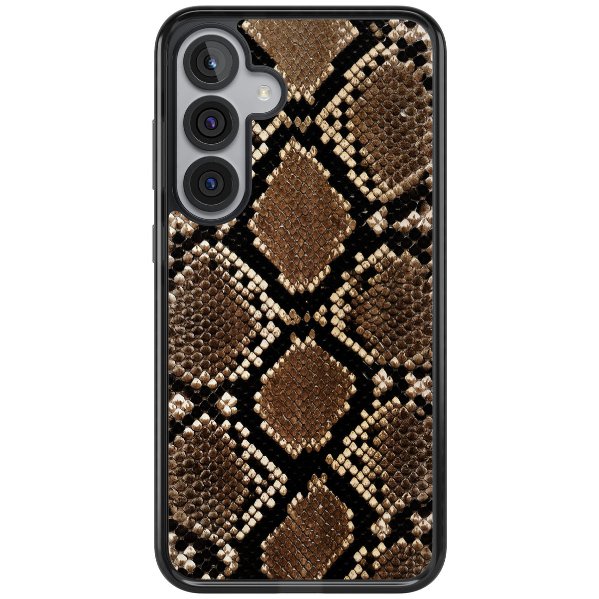 Snakeskin Samsung S25 Plus / Samsung S26 / Samsung S26 Plus Impact Black Phone Case front